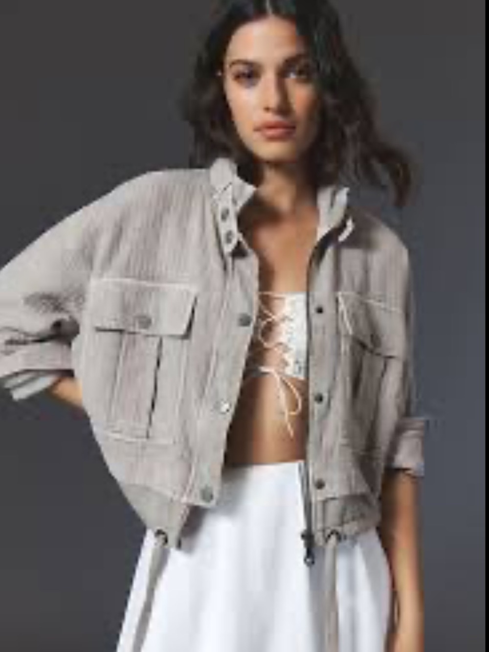 NWT Anthropologie Pilcro Knit Utility Jacket XL